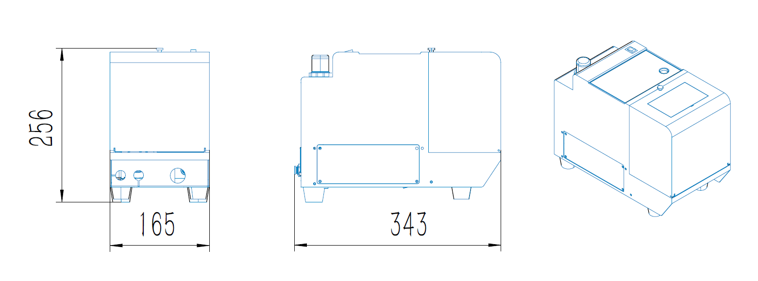 尺寸: 343×165×256mm