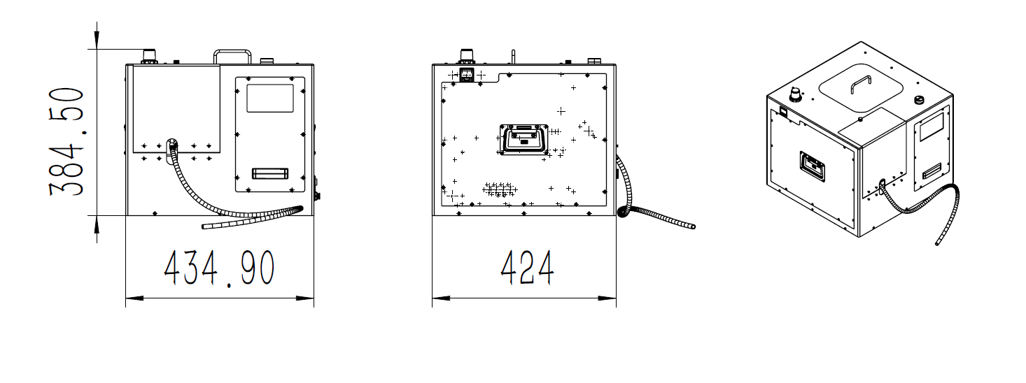 尺寸: 424×434.9×384.5mm